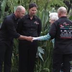 Paul Hamilton from Hamilton Landscapes is part of the construction team for the 2015 Melbourne International Flower & Garden Show garden 'Cross Roads' designed by the team at Ian Barker Garden Design.