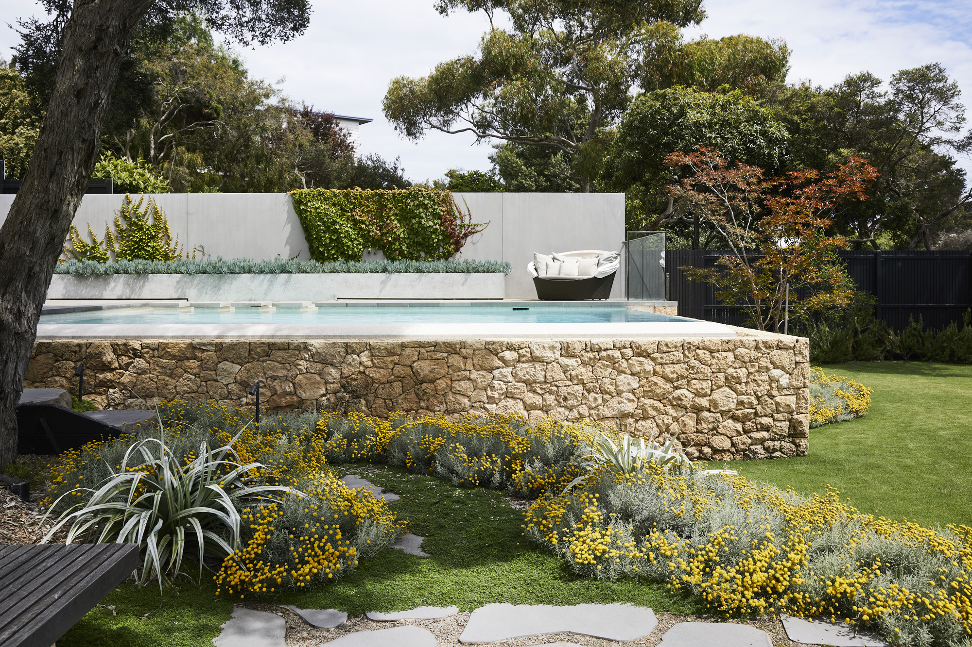Mornington Peninsula Garden Design and Construction Project Ian Barker Gardens