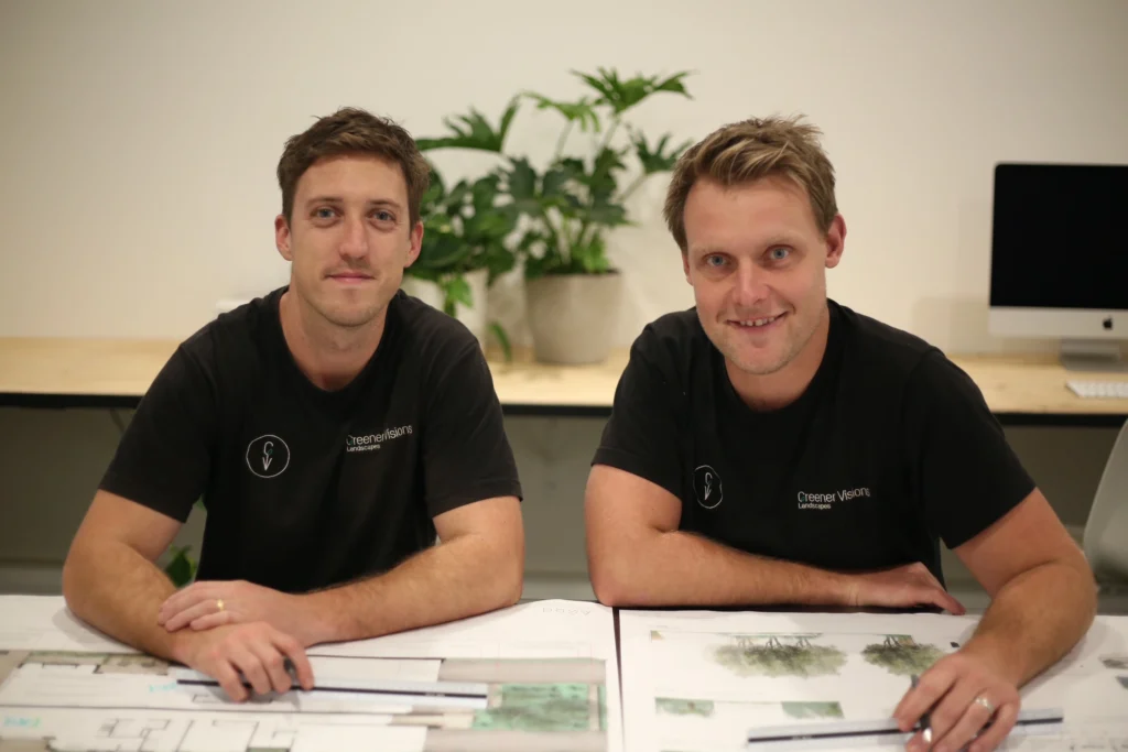 Greener Visions Landscapes Directors - Jayden Weatherly and Daniel Henderson.