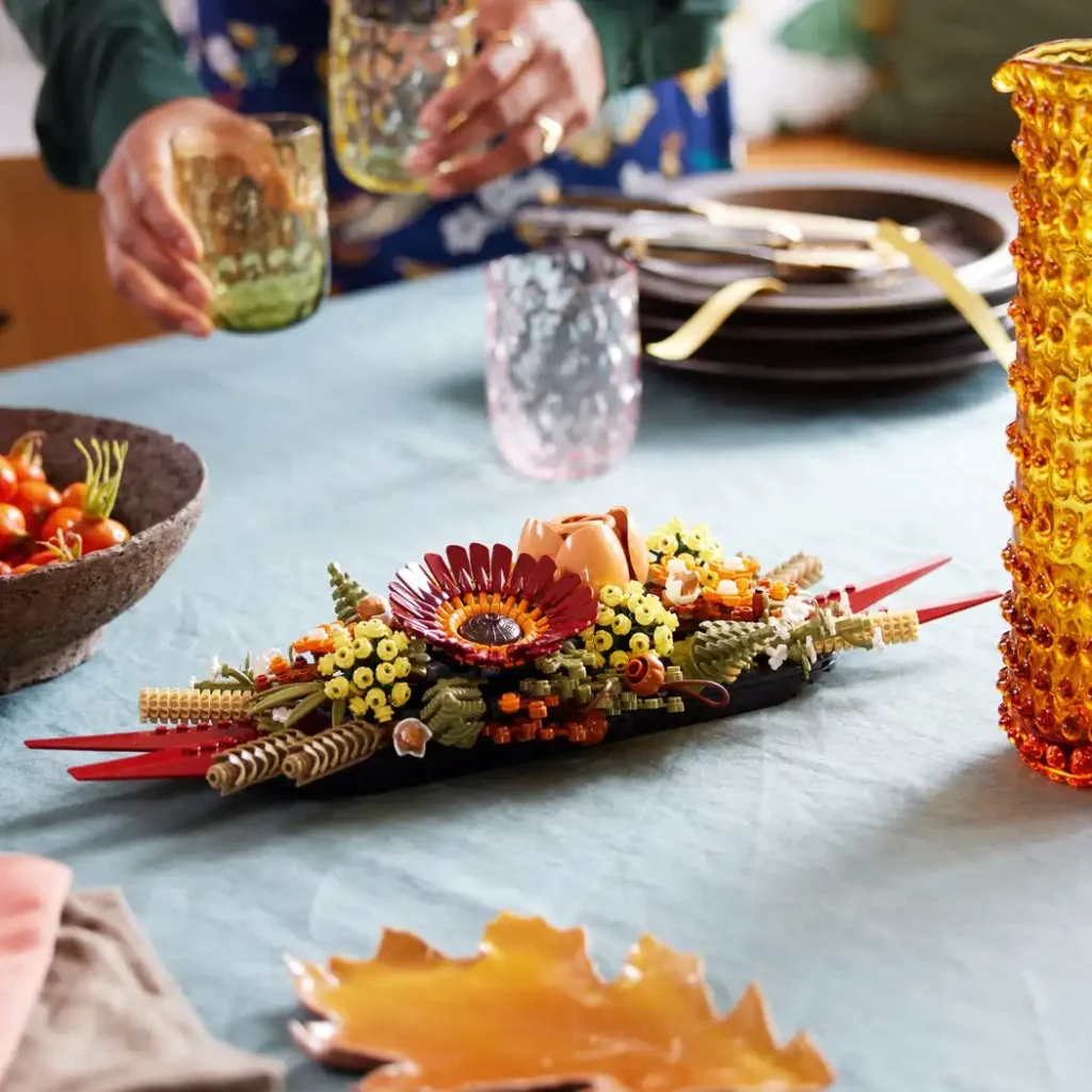 LEGO Dried Flower Centerpiece
