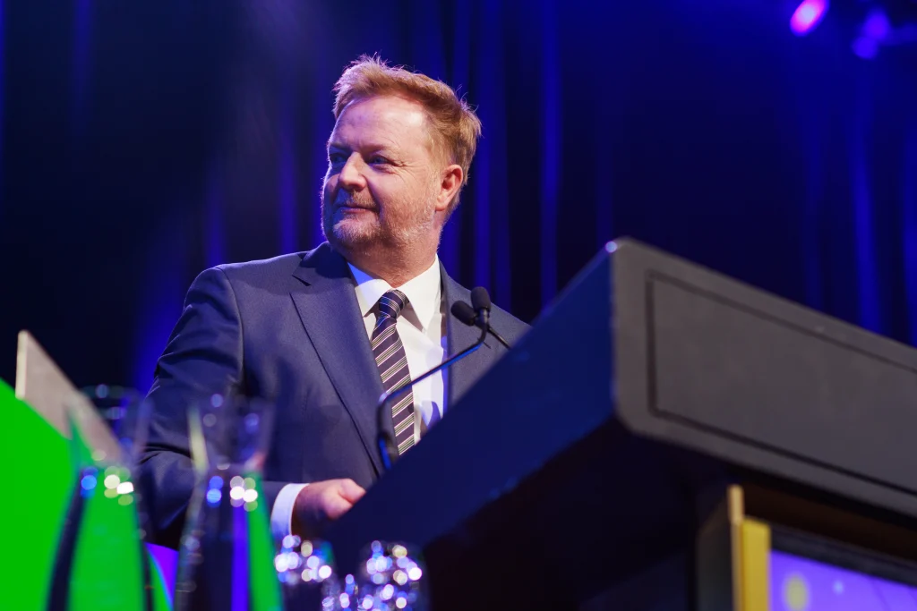 Ian Barker at Landscaping Victoria's awards